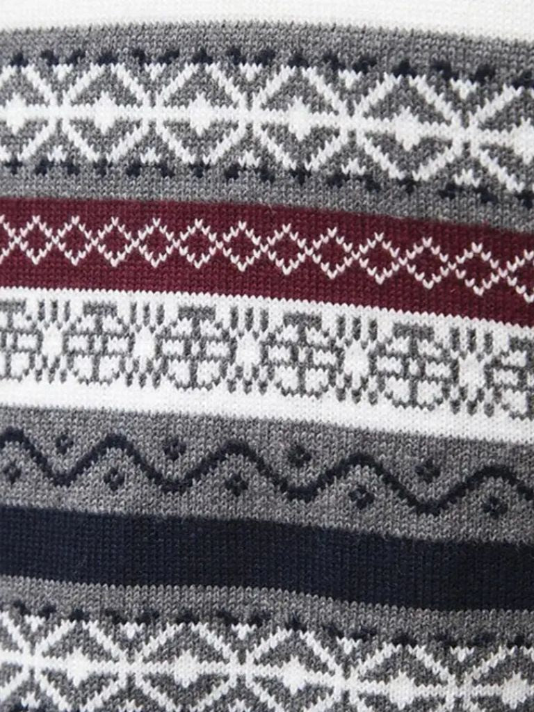Herren Strickpullover – Half-Zip Pullover Lässige Alltagsstrickware